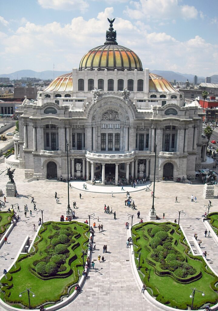 bellas artes, building, mexico