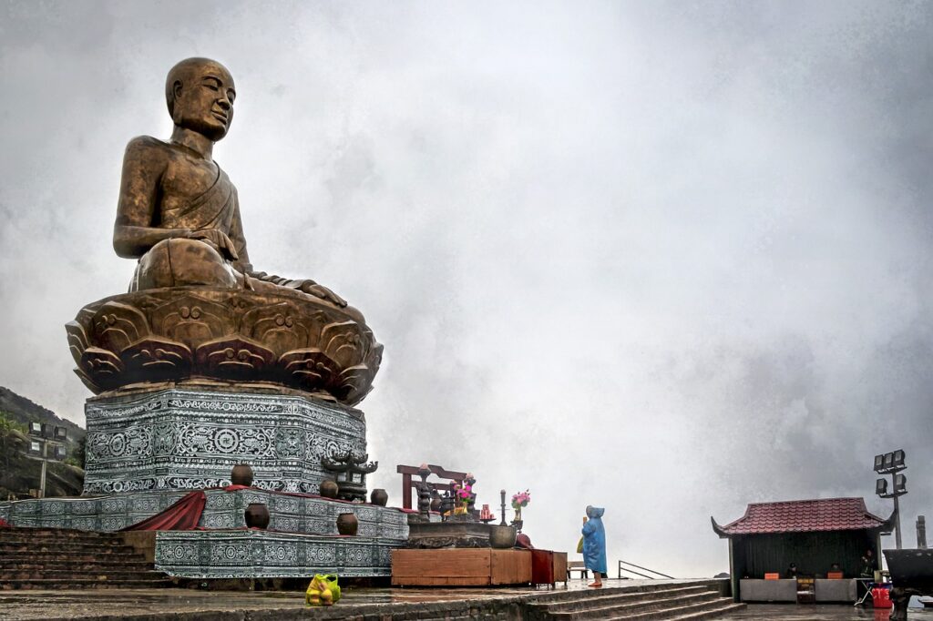 statue, religion, temple