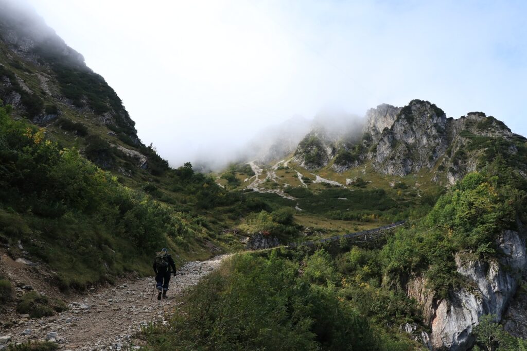 mountains, mountain, rocks