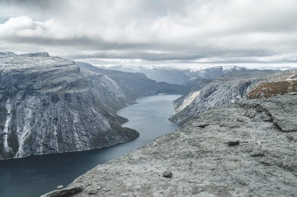 path, norway, landscape