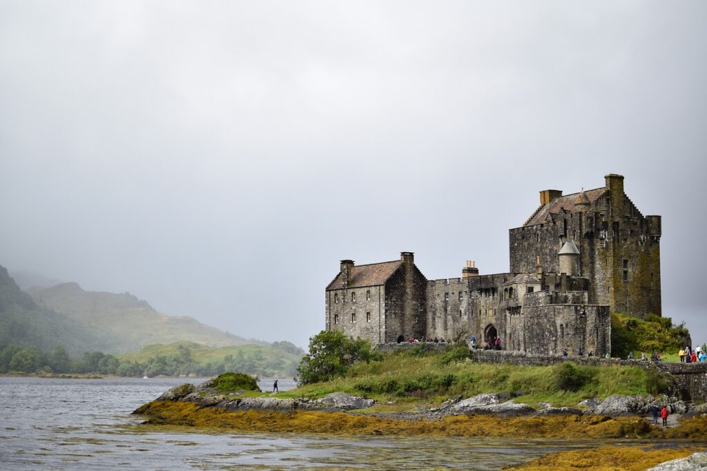 eilean donan castle, castle, scotland