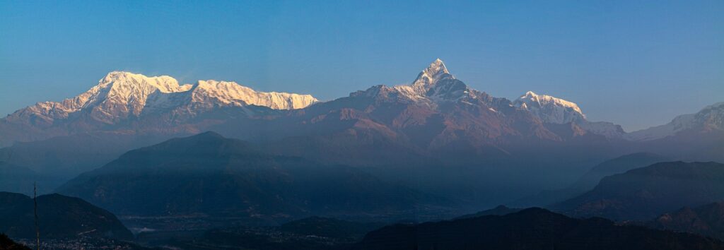 panorama, nepal, annapurna