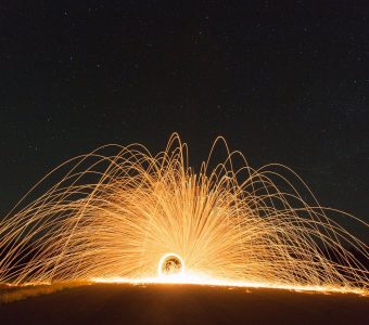 fire wheel, fireworks, wheel